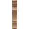 Ekena Millwork 8-in W x 28-in D x 36-in H Balboa Trad Rough Cedar Woodgrain TimberThane Outlooker, Primed Tan OUTUR080X28X36BOA04RCPR - alternate 5